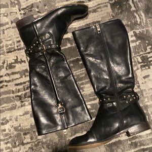 Coach Tall Black Boots - Size 7